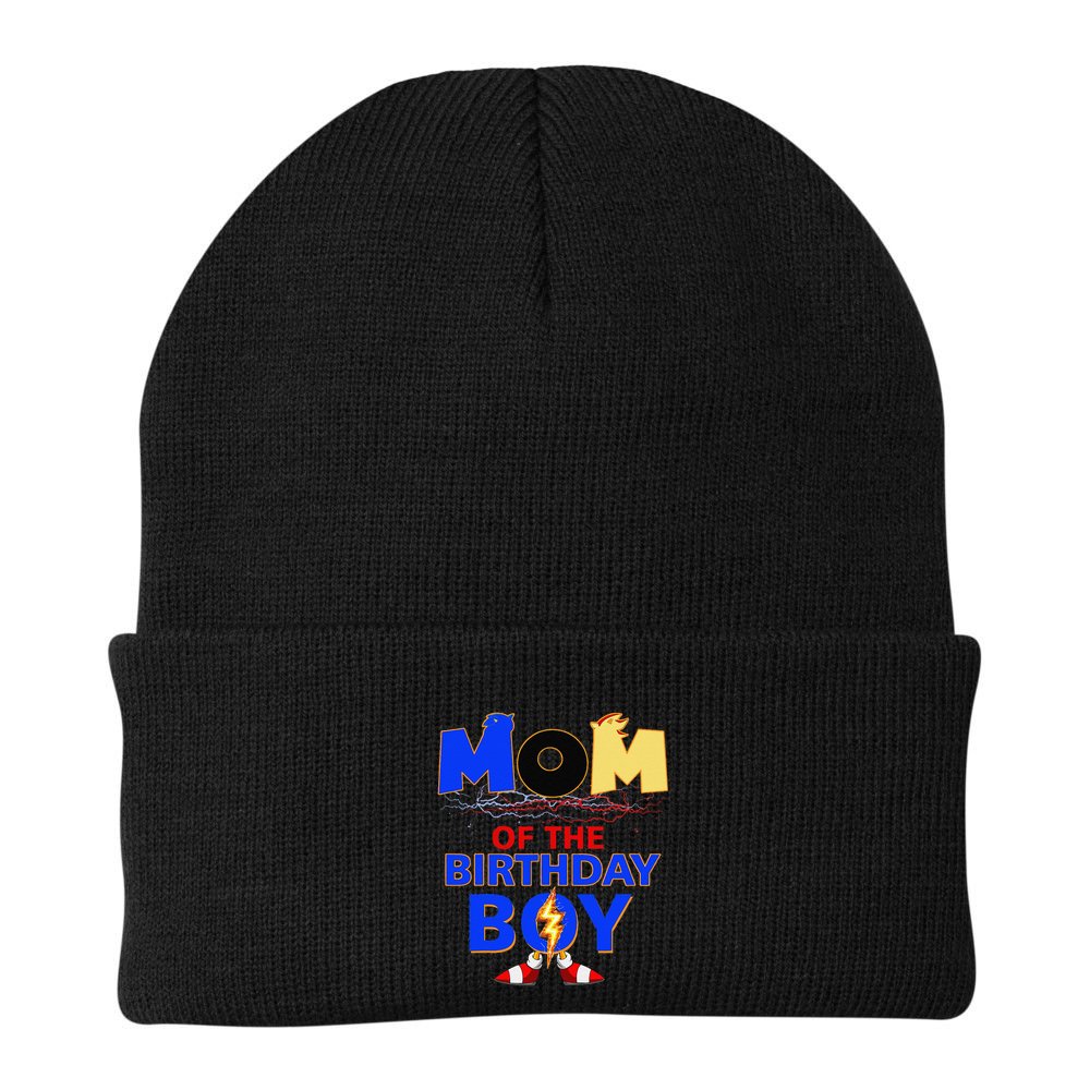 Mom Of The Birthday Boy Hedgehog Family Party Decorations Beanie