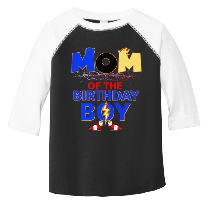 Mom Of The Birthday Boy Hedgehog Family Party Decorations Toddler Fine Jersey T-Shirt