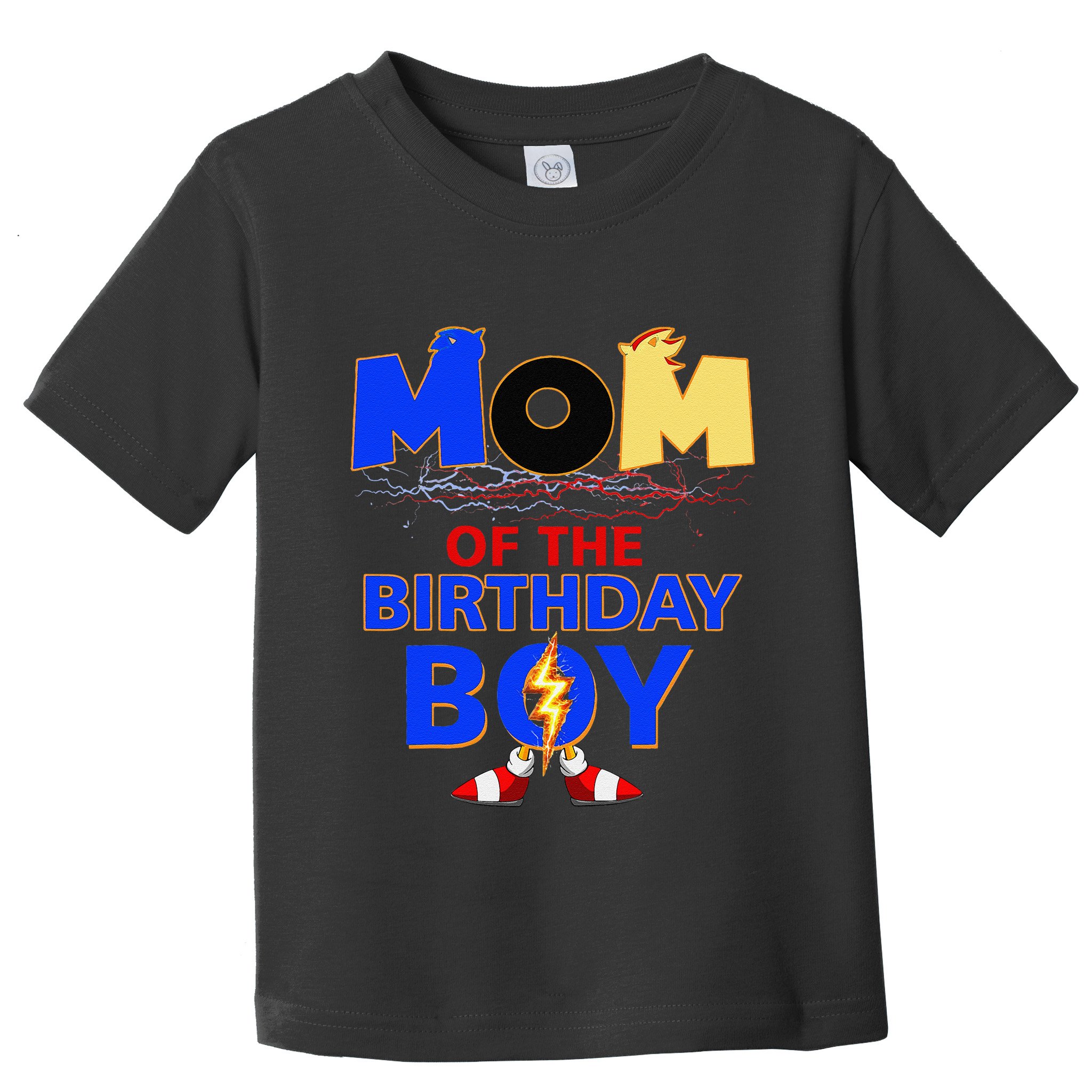 Mom Of The Birthday Boy Hedgehog Family Party Decorations Toddler T-Shirt