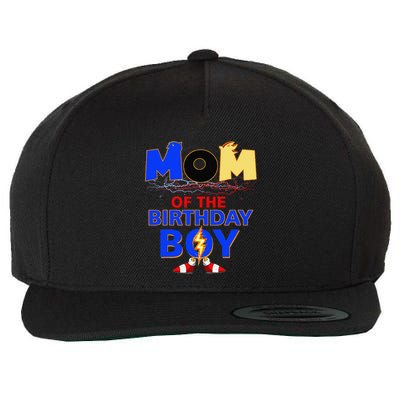 Mom Of The Birthday Boy Hedgehog Family Party Decorations Wool Snapback Cap