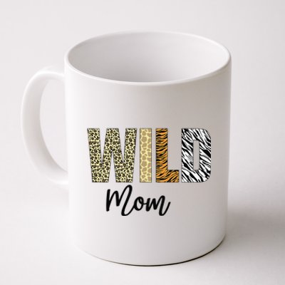 Mom of The Wild One Zoo Birthday Safari Jungle Animal Coffee Mug