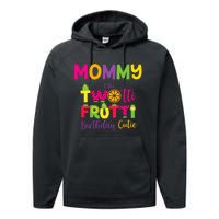 Mommy Of the Twotti Frutti Mom Birthday Party Performance Fleece Hoodie