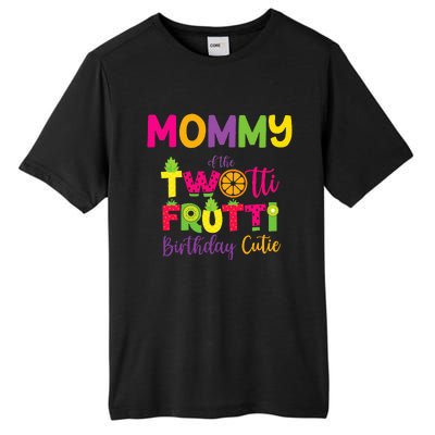 Mommy Of the Twotti Frutti Mom Birthday Party Tall Fusion ChromaSoft Performance T-Shirt