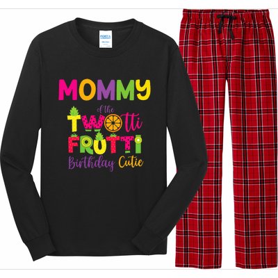 Mommy Of the Twotti Frutti Mom Birthday Party Long Sleeve Pajama Set