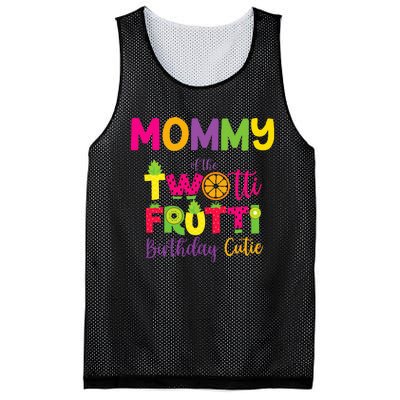 Mommy Of the Twotti Frutti Mom Birthday Party Mesh Reversible Basketball Jersey Tank