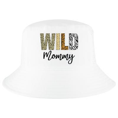 Mommy of The Wild One Zoo Birthday Safari Jungle Animal Cool Comfort Performance Bucket Hat