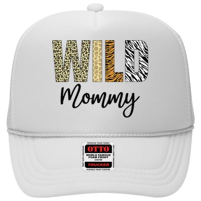 Mommy of The Wild One Zoo Birthday Safari Jungle Animal Trucker Hat
