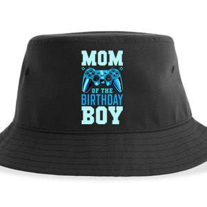 Mom of the Birthday Matching Video Gamer Birthday Party Sustainable Bucket Hat