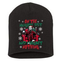 Myers On The Naughty List And We Regret Nothing Merry Creepmas Short Acrylic Beanie