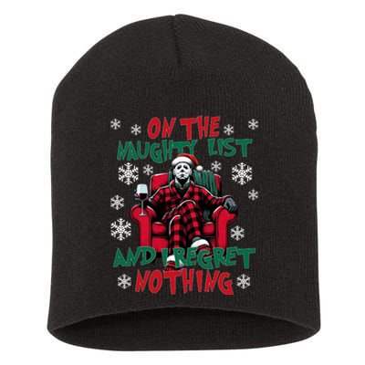 Myers On The Naughty List And We Regret Nothing Merry Creepmas Short Acrylic Beanie