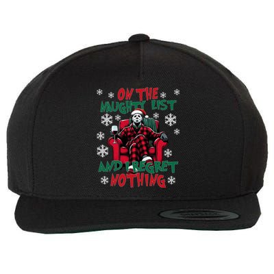 Myers On The Naughty List And We Regret Nothing Merry Creepmas Wool Snapback Cap