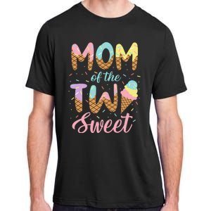 Mom of the Two Sweet Birthday Ice Cream Lovers 2nd Adult ChromaSoft Performance T-Shirt