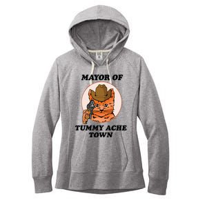 Mayor Of Tummy Ache Town Women's Fleece Hoodie