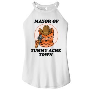 Mayor Of Tummy Ache Town Women's Perfect Tri Rocker Tank