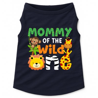 Mommy Of The Wild One Zoo Theme Bday Safari Jungle Animals Doggie Tank