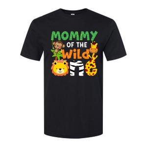 Mommy Of The Wild One Zoo Theme Bday Safari Jungle Animals Softstyle CVC T-Shirt