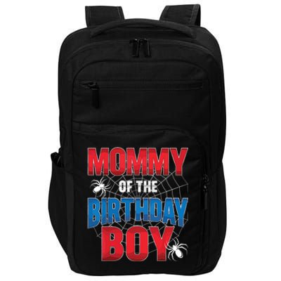 Mommy Of The Birthday Boy Costume Spider Web Birthday Party Impact Tech Backpack