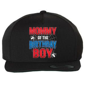 Mommy Of The Birthday Boy Costume Spider Web Birthday Party Wool Snapback Cap