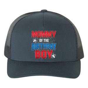 Mommy Of The Birthday Boy Costume Spider Web Birthday Party Yupoong Adult 5-Panel Trucker Hat