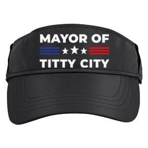 Mayor of Titty City Adult Drive Performance Visor