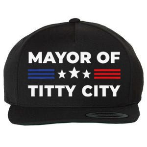 Mayor of Titty City Wool Snapback Cap