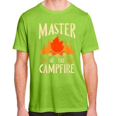 Master Of The Campfire Campsite Lover Camp Camping Camper Adult ChromaSoft Performance T-Shirt