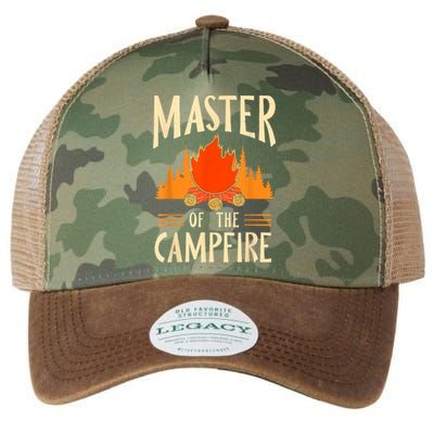 Master Of The Campfire Campsite Lover Camp Camping Camper Legacy Tie Dye Trucker Hat