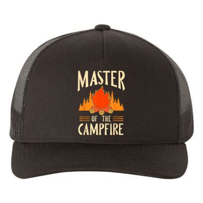 Master Of The Campfire Campsite Lover Camp Camping Camper Yupoong Adult 5-Panel Trucker Hat