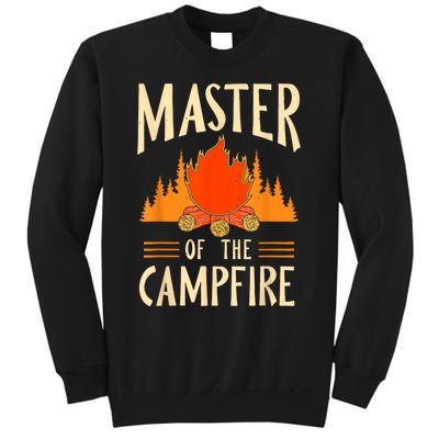 Master Of The Campfire Campsite Lover Camp Camping Camper Sweatshirt