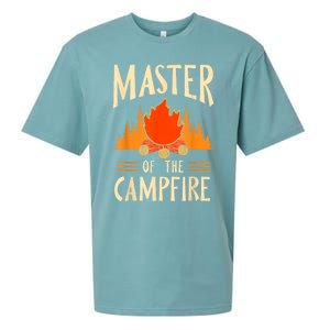 Master Of The Campfire Campsite Lover Camp Camping Camper Sueded Cloud Jersey T-Shirt