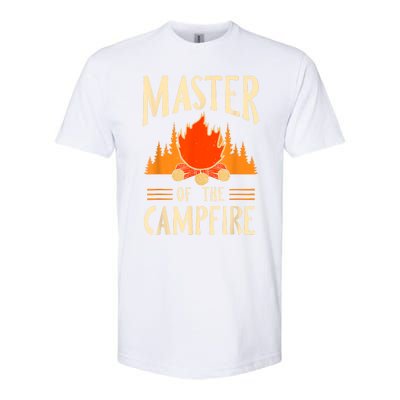 Master Of The Campfire Campsite Lover Camp Camping Camper Softstyle CVC T-Shirt