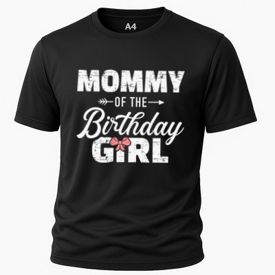 Mommy Of The Birthday Daughter Girl Matching Family Cooling Performance Crew T-Shirt