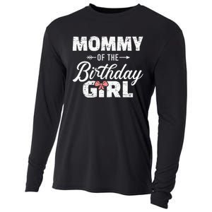 Mommy Of The Birthday Daughter Girl Matching Family Cooling Performance Long Sleeve Crew