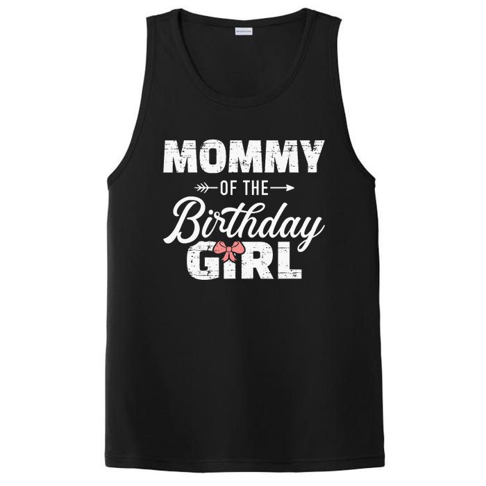 Mommy Of The Birthday Daughter Girl Matching Family PosiCharge Competitor Tank