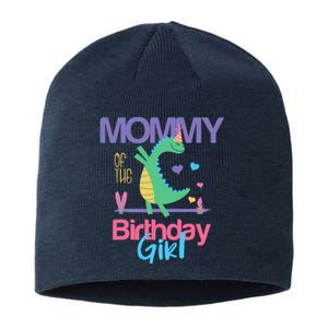 Mommy Of The Birthday Girl Dinosaur Theme Matching Family Sustainable Beanie