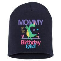 Mommy Of The Birthday Girl Dinosaur Theme Matching Family Short Acrylic Beanie