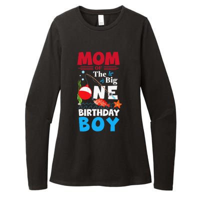 Mom Of The Big One Birthday Fishing 1st First Birthday Womens CVC Long Sleeve Shirt