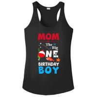 Mom Of The Big One Birthday Fishing 1st First Birthday Ladies PosiCharge Competitor Racerback Tank