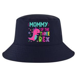 Mommy Of The Three Rex Birthday Dinosaur Family Matching Cool Comfort Performance Bucket Hat