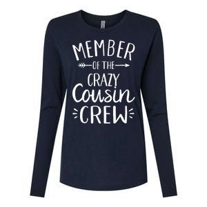 Member of the crazy cousin crew Womens Cotton Relaxed Long Sleeve T-Shirt