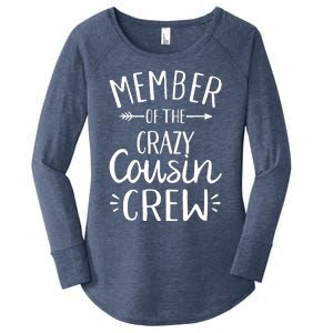 Member of the crazy cousin crew Women's Perfect Tri Tunic Long Sleeve Shirt