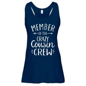 Member of the crazy cousin crew Ladies Essential Flowy Tank