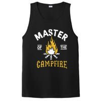 Master Of The Campfire Camping & Outdoors Gift PosiCharge Competitor Tank