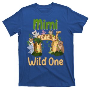 Mimi Of The Wild One Zoo Birthday Family Safari Jungle Cool Gift T-Shirt