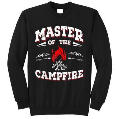 Master Of The Campfire Funny Camping Gift For Campers Sweatshirt