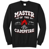 Master Of The Campfire Funny Camping Gift For Campers Tall Sweatshirt