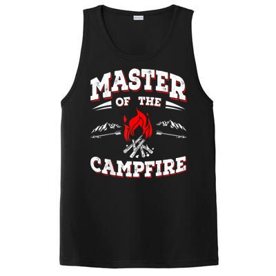 Master Of The Campfire Funny Camping Gift For Campers PosiCharge Competitor Tank