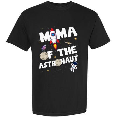 Mama of the Astronaut Space Theme Birthday Party Mom Garment-Dyed Heavyweight T-Shirt