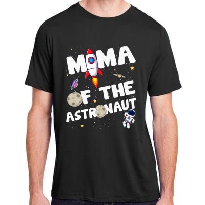 Mama of the Astronaut Space Theme Birthday Party Mom Adult ChromaSoft Performance T-Shirt