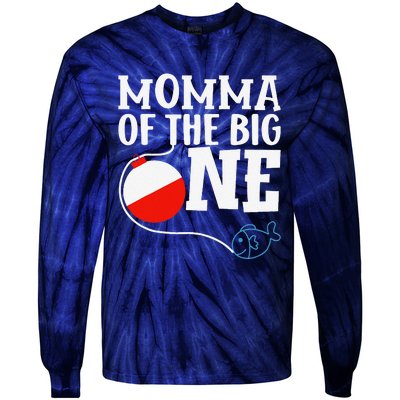 Momma Of The Big One Fishing Boy First Birthday Ofishally Tie-Dye Long Sleeve Shirt